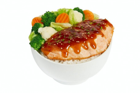 Reguläre Gegrillte Teriyaki Geglättete Lachs