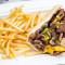 Philly Cheese Steak-Sandwich-Mahlzeit
