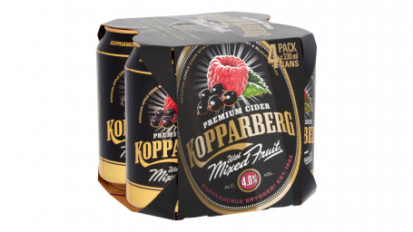 Kopparberg Premium Apfelwein, Gemischte Fruchtdosen, 4 X 330 Ml