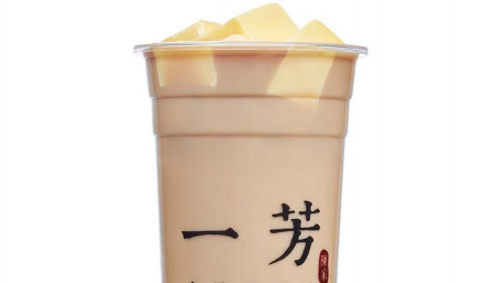 Egg Pudding Black Tea Latte Bù Dīng Xiān Nǎi Chá