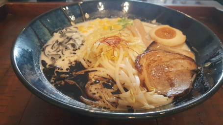 Tonkotsu Ramen With Black Garlic Oil