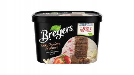 Breyers Vanille-Schokolade-Erdbeere 48 Oz