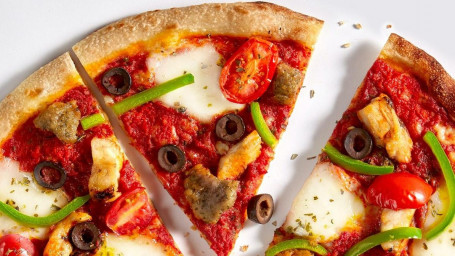 Stellen Sie Sich Ihre Eigene Halbe 11-Zoll-Pizza Mit Einer Beilage Nach Wahl Zusammen