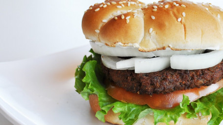 Classic Oldskool Burger With Potato Fries