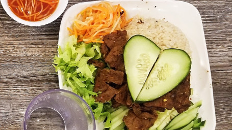 Radiant Rice Plate With Bbq Beef Less