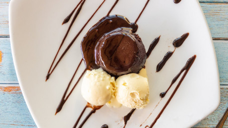 Chocolate Lava Pudding W/ Ice Cream