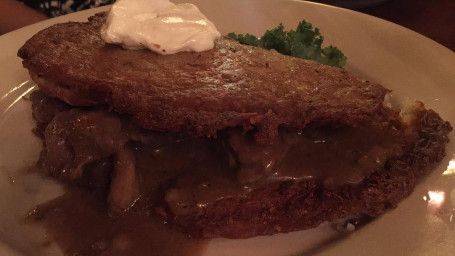 Beef Goulash With Potato Pancakes