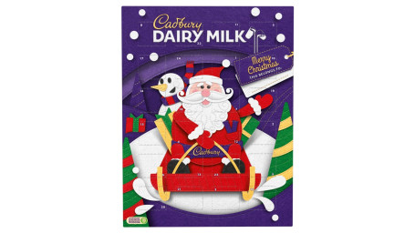 Cadbury Dairy Milk Chocolate Weihnachts-Adventskalender 90G