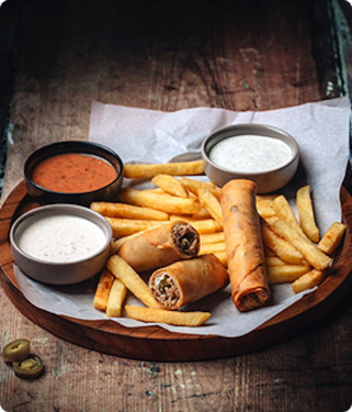 Frühlingsrollen Snackbox Rindfleisch