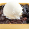 Grass Jelly Red Bean Soup With Vanilla Ice Cream Xuě Shān Hóng Dòu Pèi Xiāng Cǎo Xuě Gāo