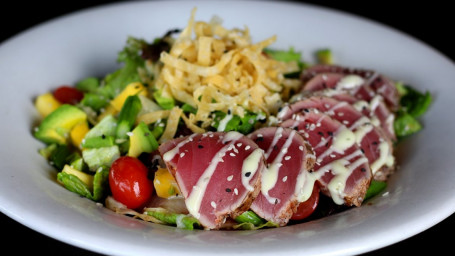 Rare Seared Ahi Tuna Salad