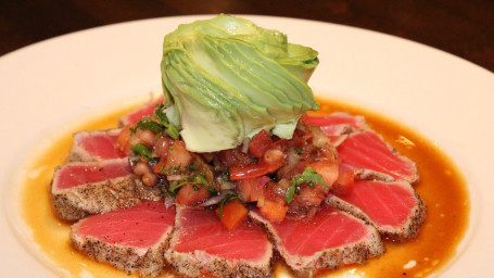 Seared Tuna Sashimi With Japanese Salsa