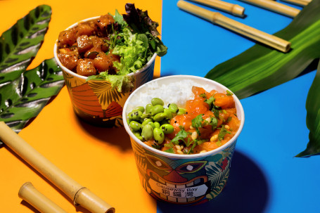 No-Frills Poké Bowl Xià Wēi Yí Cì Shēng Fàn