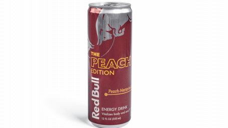 Red Bull Peach 12 Oz Dose