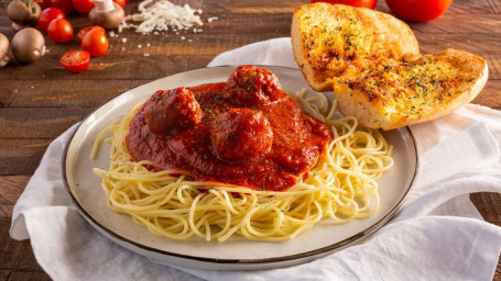 Bucket Of Spaghetti And Meatballs