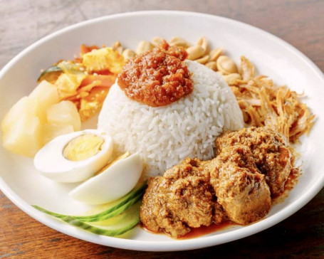 Nasi Lemak Special With Beef Rendang And 1 Fre Hellip;