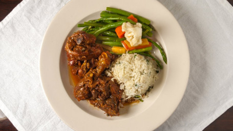 Stewed Chicken Caribbean Style Dinner