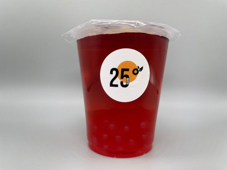 Blackcurrant Lychee Fruit Tea With Strawberry Bubbles
