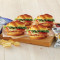 Klassisches Sandwich Mit Geräuchertem Truthahn, 4Er-Pack