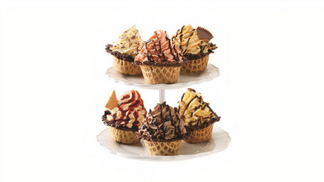 Eiscreme-Cupcakes (6 Stück)