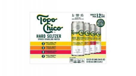 Topo Chico Hard Seltzer Sortenpackung Dose (12 Oz X 12 Ct)