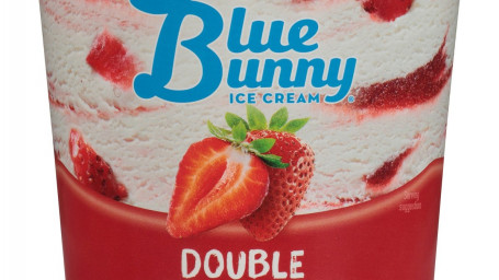 Blue Bunny Double Erdbeereis, 16 Fl Oz