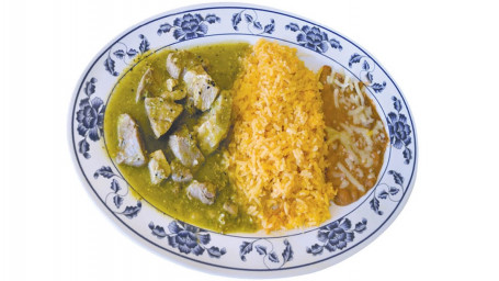 Burrito Regular Con Chile Verde