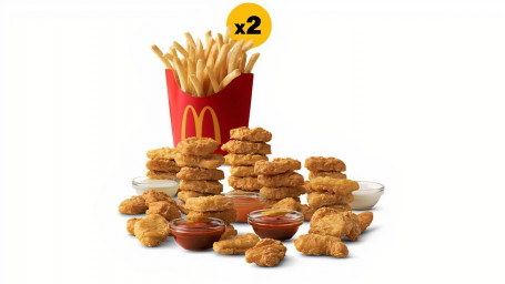 40 Stück Mcnuggets 2 Mittelgroße Braten