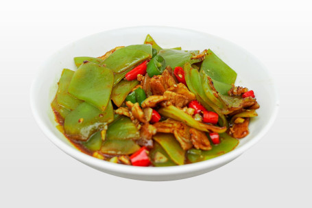 Fěi Cuì Xiǎo Chǎo Ròu Stir-Fried Pork W/ Celtuce