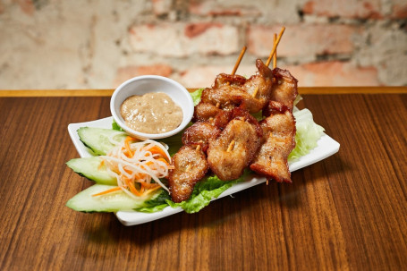 Kǎo Zhū Jǐng Ròu Chuàn Shāo B6: Grilled Pork Neck Skewers