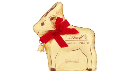 Lindt Gold Reindeer Milk Chocolate 100G