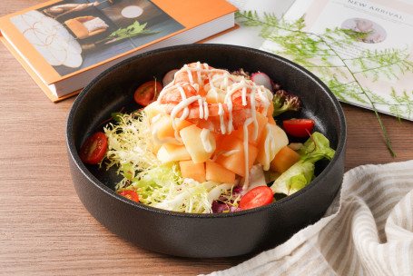 A7. Hǎi Xiā Xiān Guǒ Shā Lǜ Shrimp And Fruit Salad