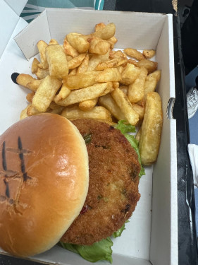 Chicken Burger Mayonnaise Salad (Halal