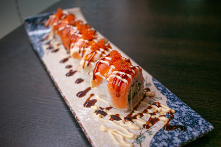 Nagata Ebi Salmon Roll Chángtián Xiā Sān Wén Yú Juǎn