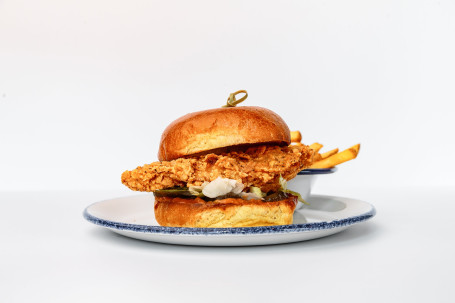 Classic Crispy Fried Chicken Burger Gf