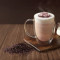 rè zǐ mǐ yù xiāng ná tiě Hot Purple Rice and Taro Tea Latte