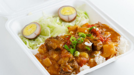 Stewed Beef And Tomato Over Rice