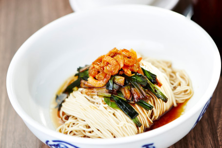 Cōng Yóu Kāi Yáng Xiā Mǐ Bàn Miàn Noodles With Dried Shrimp Spring Onion