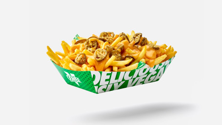 Share Jalapeno Cheese Fries. (Vegan)