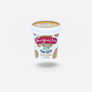 Marshfield Farm Plant Based Salted Caramel Ice Cream 125Ml. (Vegan)