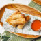 Deep Fried Veggie Spring Rolls cuì zhà shū cài chūn juǎn (v)