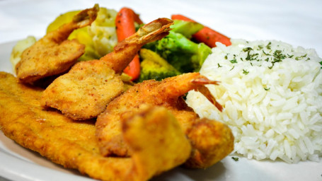 1A. Fried Fish Shrimp Combo