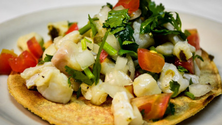 Tostada De Ceviche-Chipotle