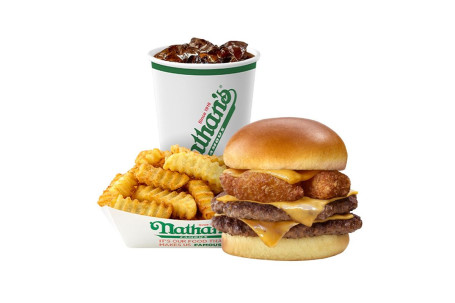 Regular Nathan 'S Mac 'N ' Cheese Burger Meal