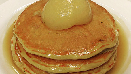 Poached Pear Pancakes