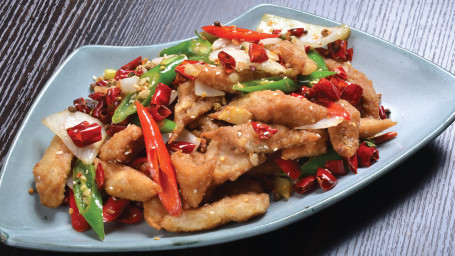 Deep Fried Spicy Pork Intestines