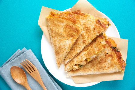 Chorizo Quesadilla Zì Jiā Zhì Zhà Là Ròu Cháng Sù Mǐ Bǐng