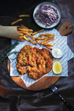 Pork Schnitzel Wéi Nà Zhà Zhū Bā