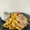 Skinny Fries With Chicken, Bacon Caesar Sauce 