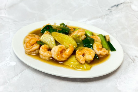 Ginger Spring Onion Prawn Jiāng Cōng Xiā